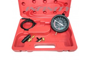 Fuel Pump & Vacuum Tester Carburetor Valve Pressure Tester Gauge Kit Car Truck